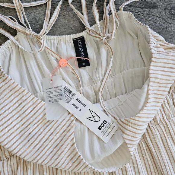 NWT MINKPINK Koa Strappy Mini Dress - Picture 9 of 10